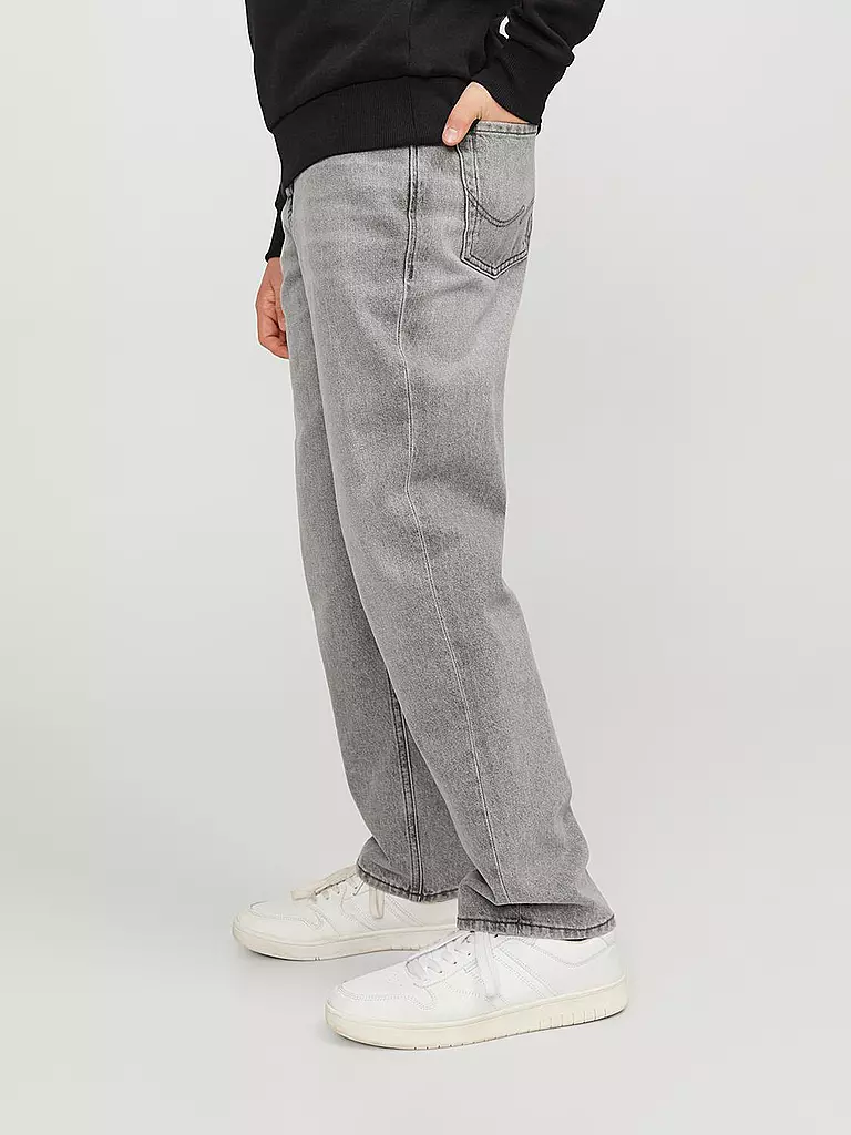 JACK & JONES Jungen Jeans JJICHRIS JJORIGINAL grau