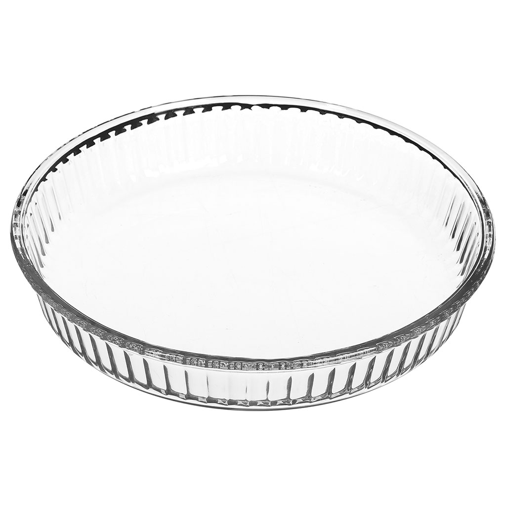 Plat à tarte verre transparent D 26cm
