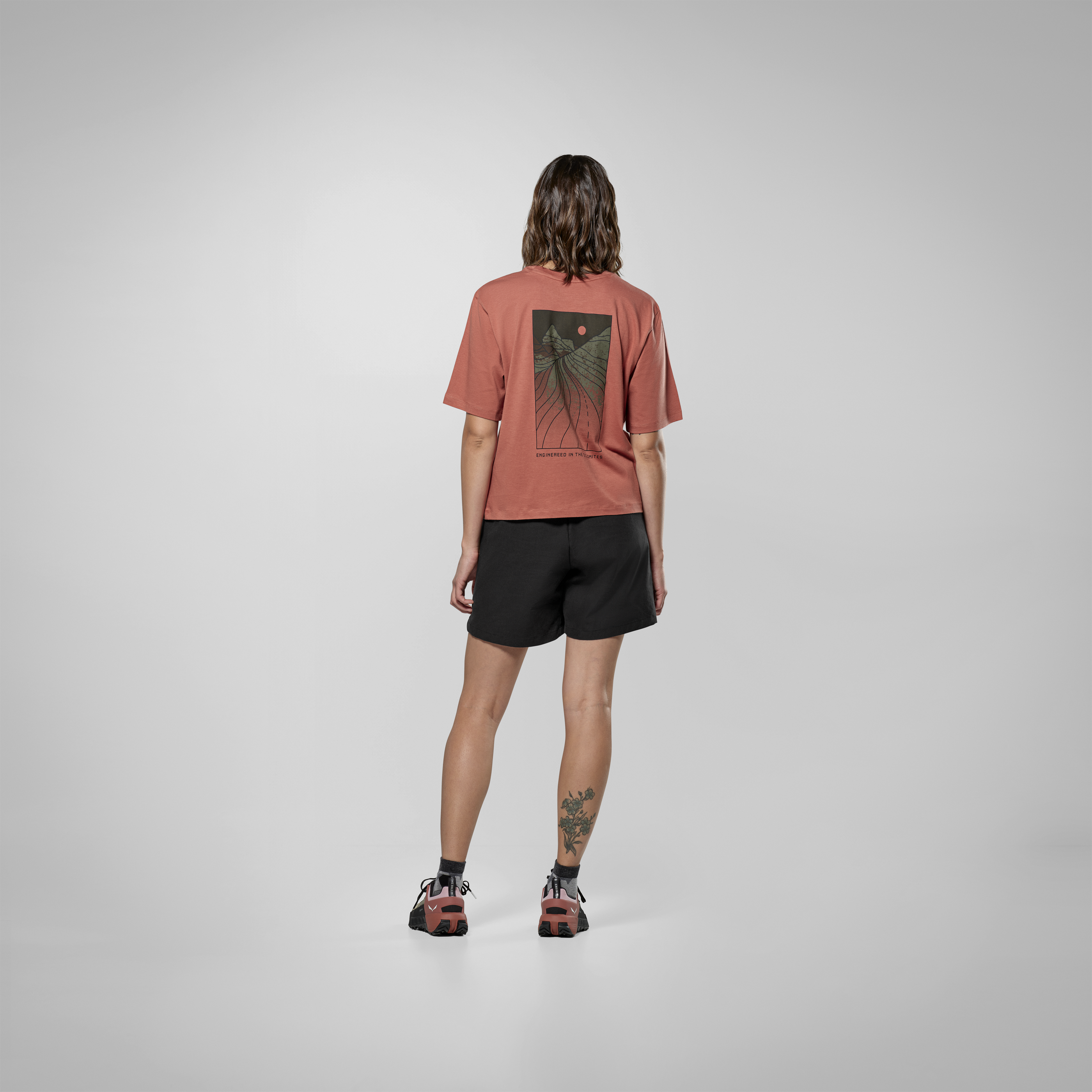Eagle Sunset Loose T-Shirt Damen