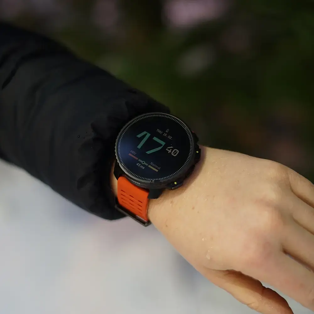 Suunto Vertical Solar Steel GPS Sporthorloge Oranje