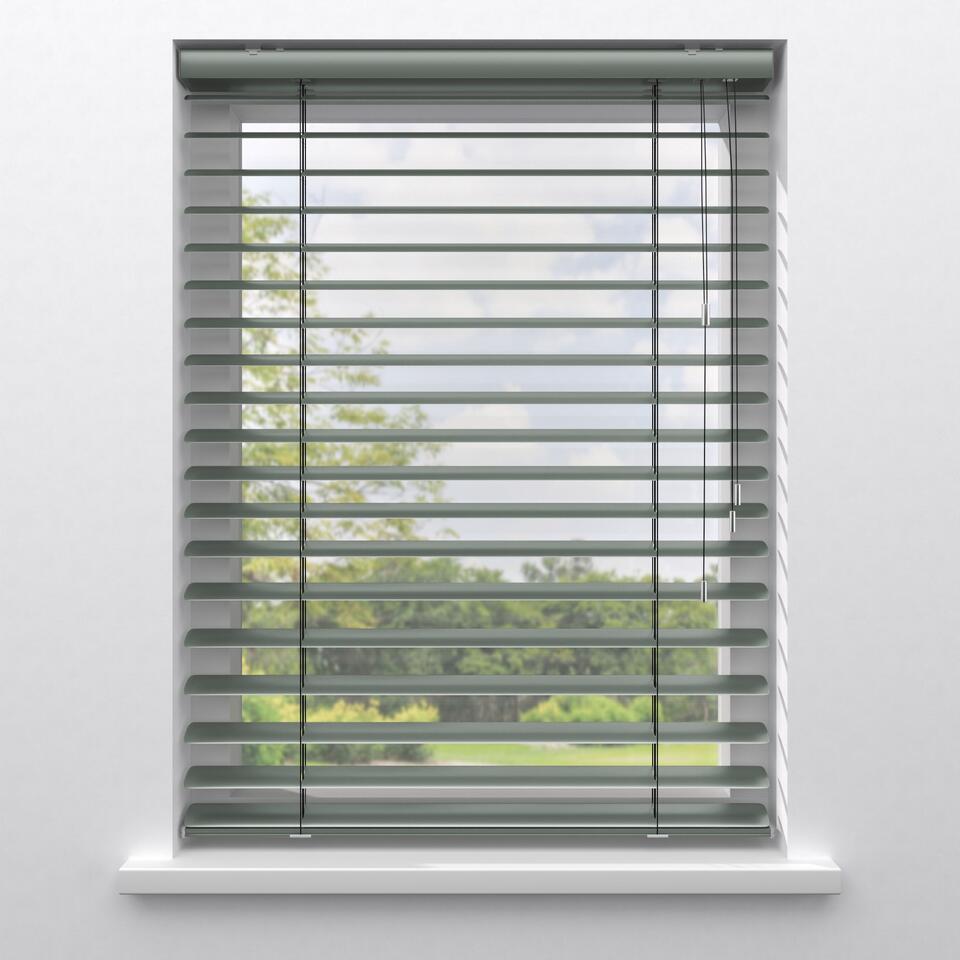 Fenstr Aluminium Jaloezie Mels Zeegroen 50mm