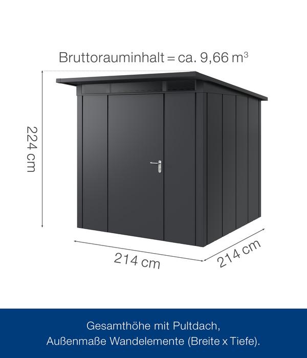 Hörmann Metallgerätehaus Juno JPD5 L-Sk