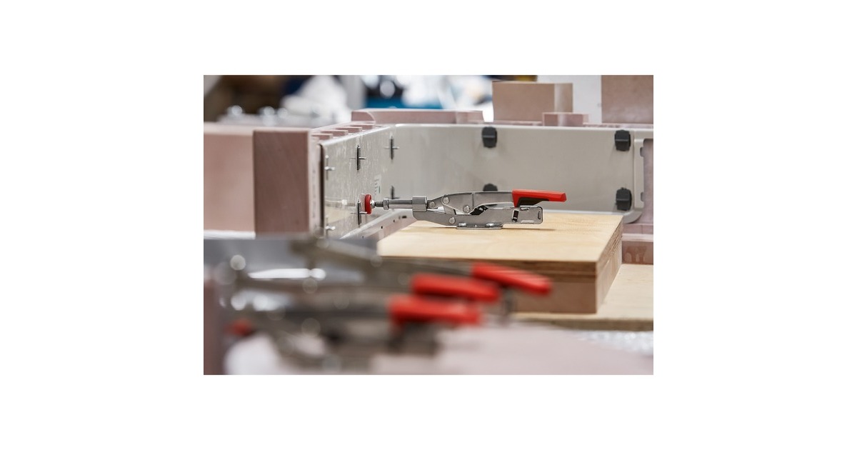 BESSEYSpanner met schuifstang STC-IHH15  (Zilver/rood)