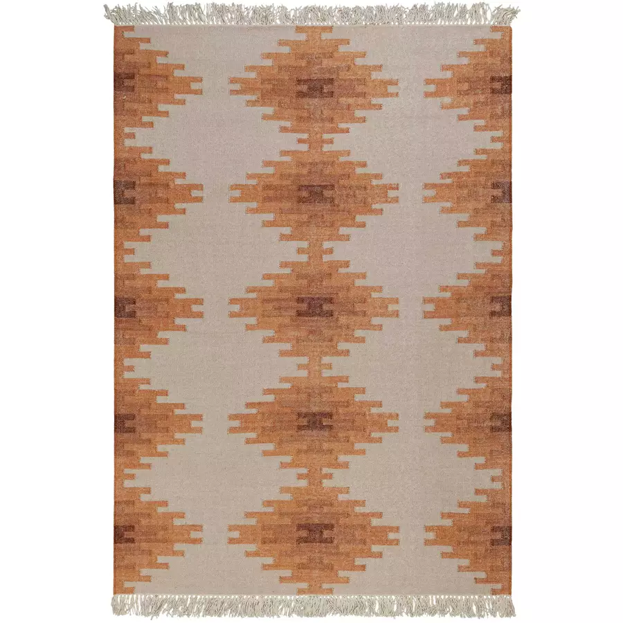 Green Looop Handweb-Teppich Belle beige