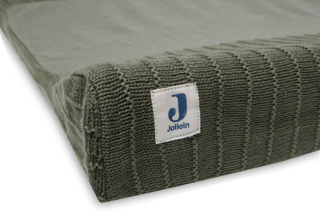 aankleedkussenhoes 50x70cm Pure Knit Leaf Green