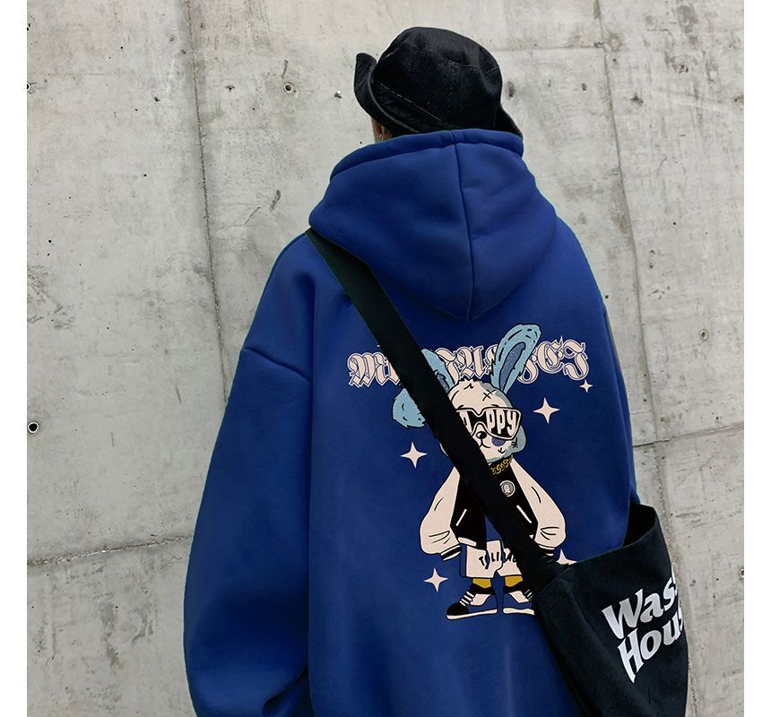 Bay Go Mall - Oversized hoodie met konijnenprint