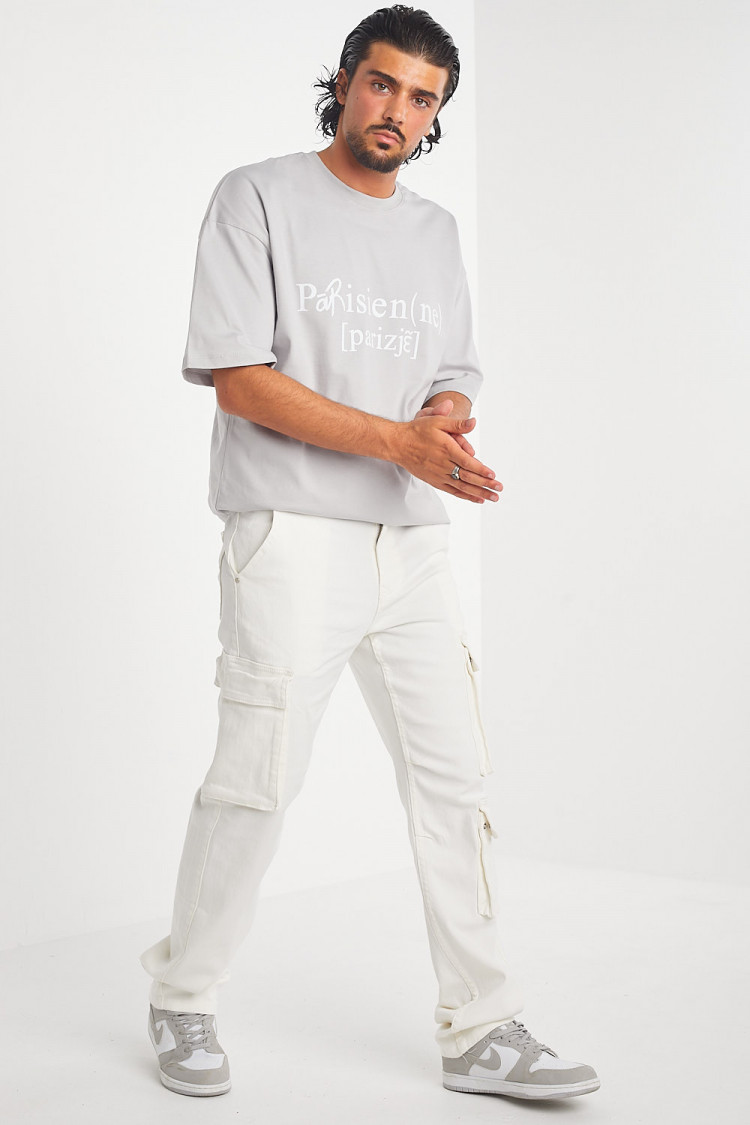 T-shirt gris 