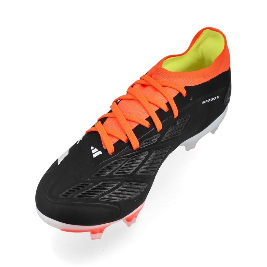 adidas Predator Pro FG Solar Energy - Noir/Blanc/Rouge