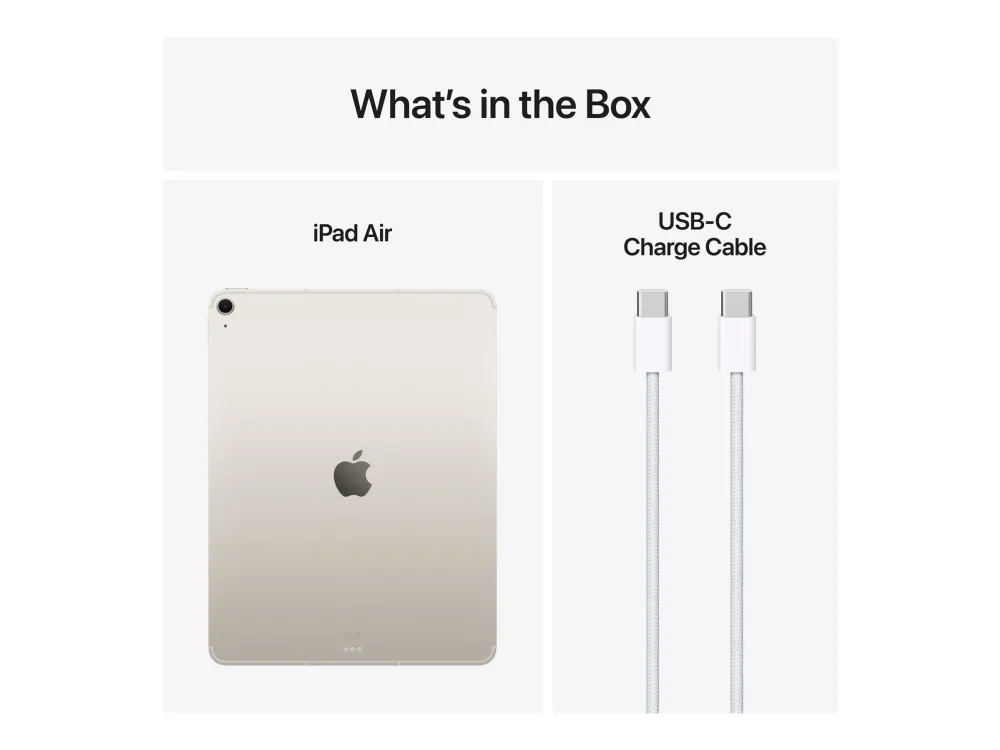 Apple 13-inch iPad Air M3 Wi-Fi   Cellular - Tablet - 256 GB - 13
