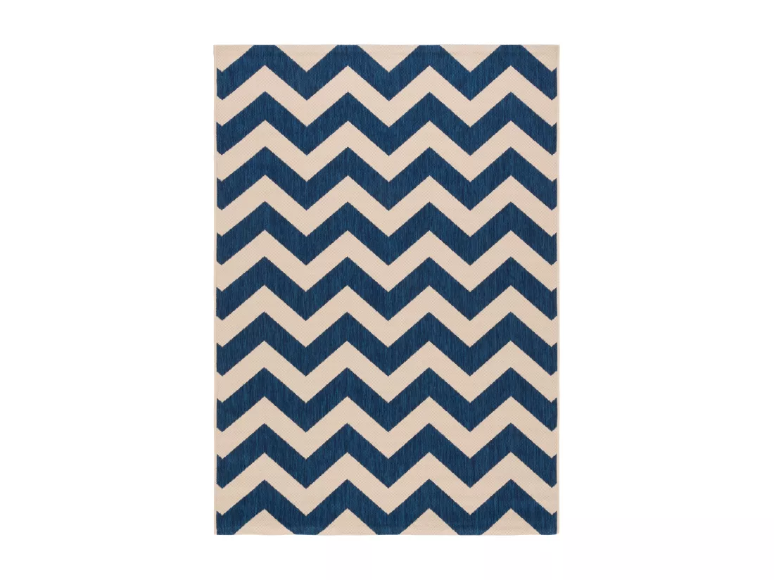 Tapis Navy & Beige 160 X 231 cm - Chelsea