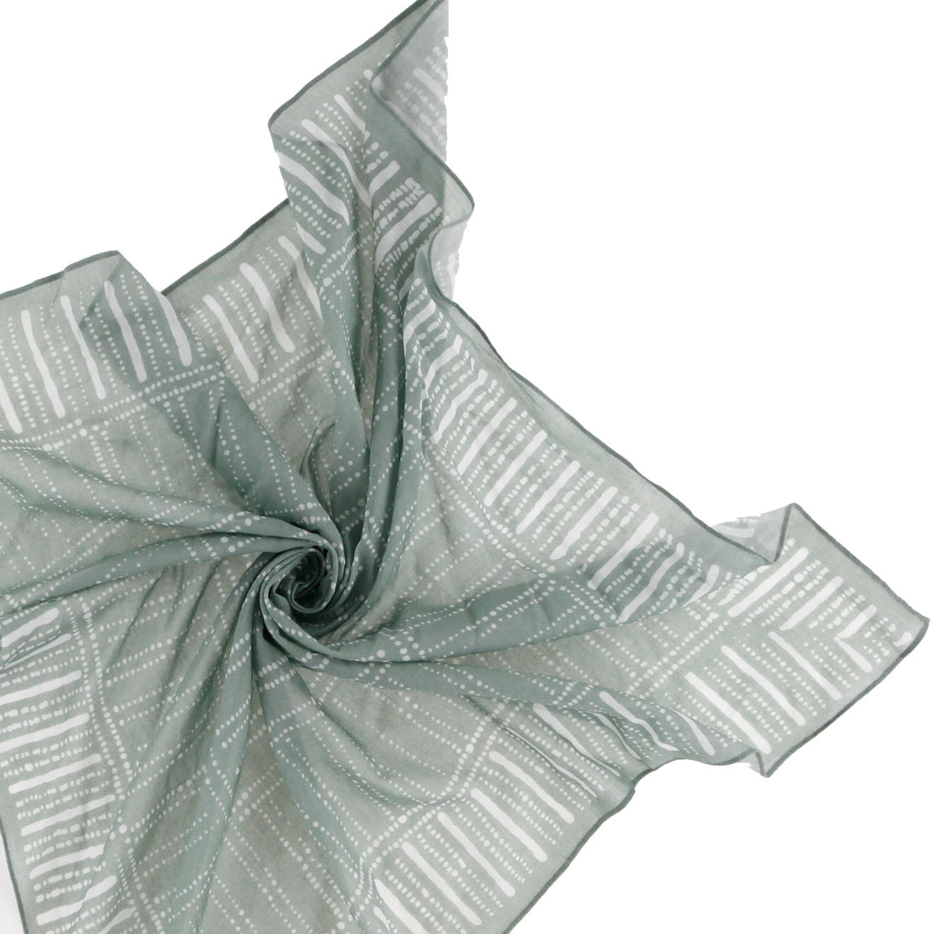 Hartford Foulard Imprimé eucalyptus - 72x72 cm