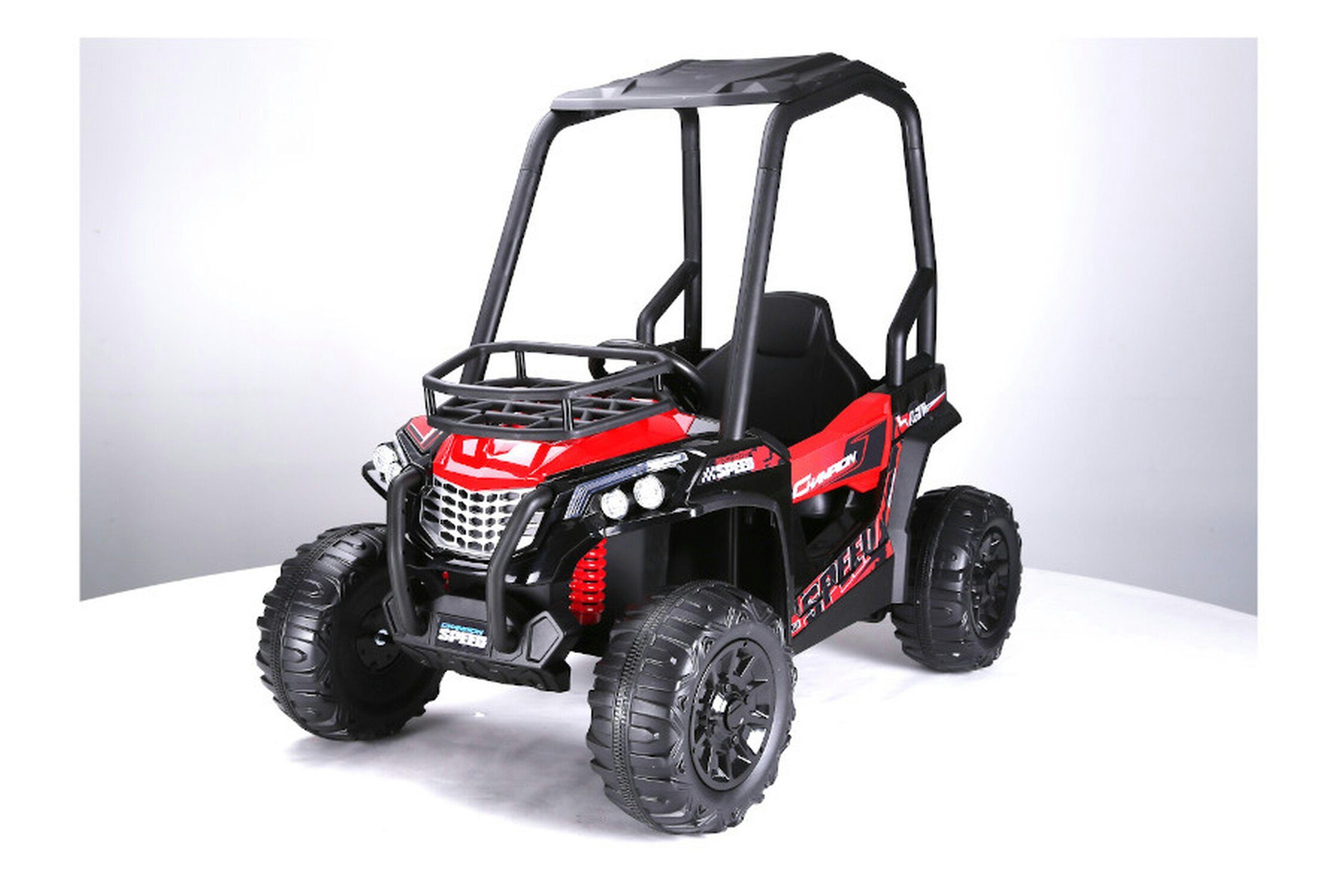 Carrinho elétrico infantil TPFLiving Buggy 370 - motor: 2 x 120W - bateria: 2 x 12 Volts/10Ah, capacidade de carga 40 kg, carrinho elétrico infantil com assento em couro e cinto de segurança.