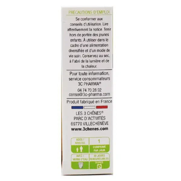 3C Pharma Sebactase 30 comprimidos