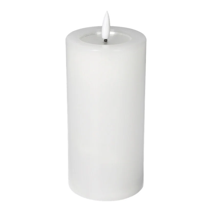 Kubbelys med flakkende flamme LED 15 cm