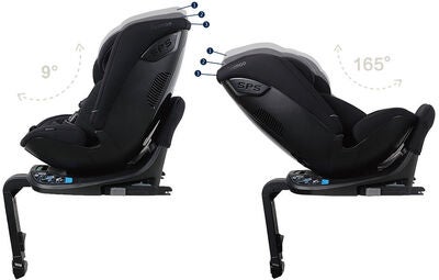 Beemoo Rotate i-Size Bilstol, Black Mesh