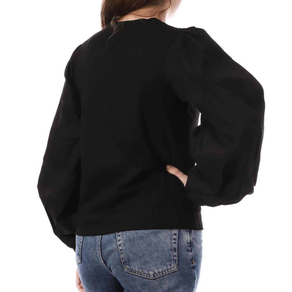 Vila T-Shirt Manches Longues Noir Femme Vila Daya