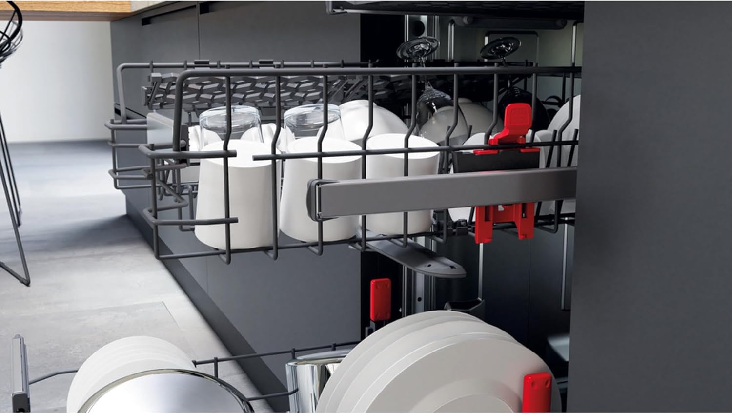 Bauknecht BSBO 3O23 PF X Integrierter Geschirrspüler/ 45 cm/ PowerClean/Hygieneprogramm/Vollwasserschutz/Sensor-Programm/Besteckschublade/Kindersicherung/Edelstahl