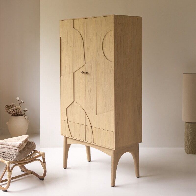Bahut en Mindi L 90 cm Otho