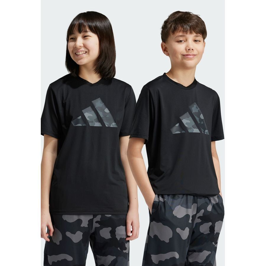 Adidas Train Essentials Seasonal Print Tee Kids