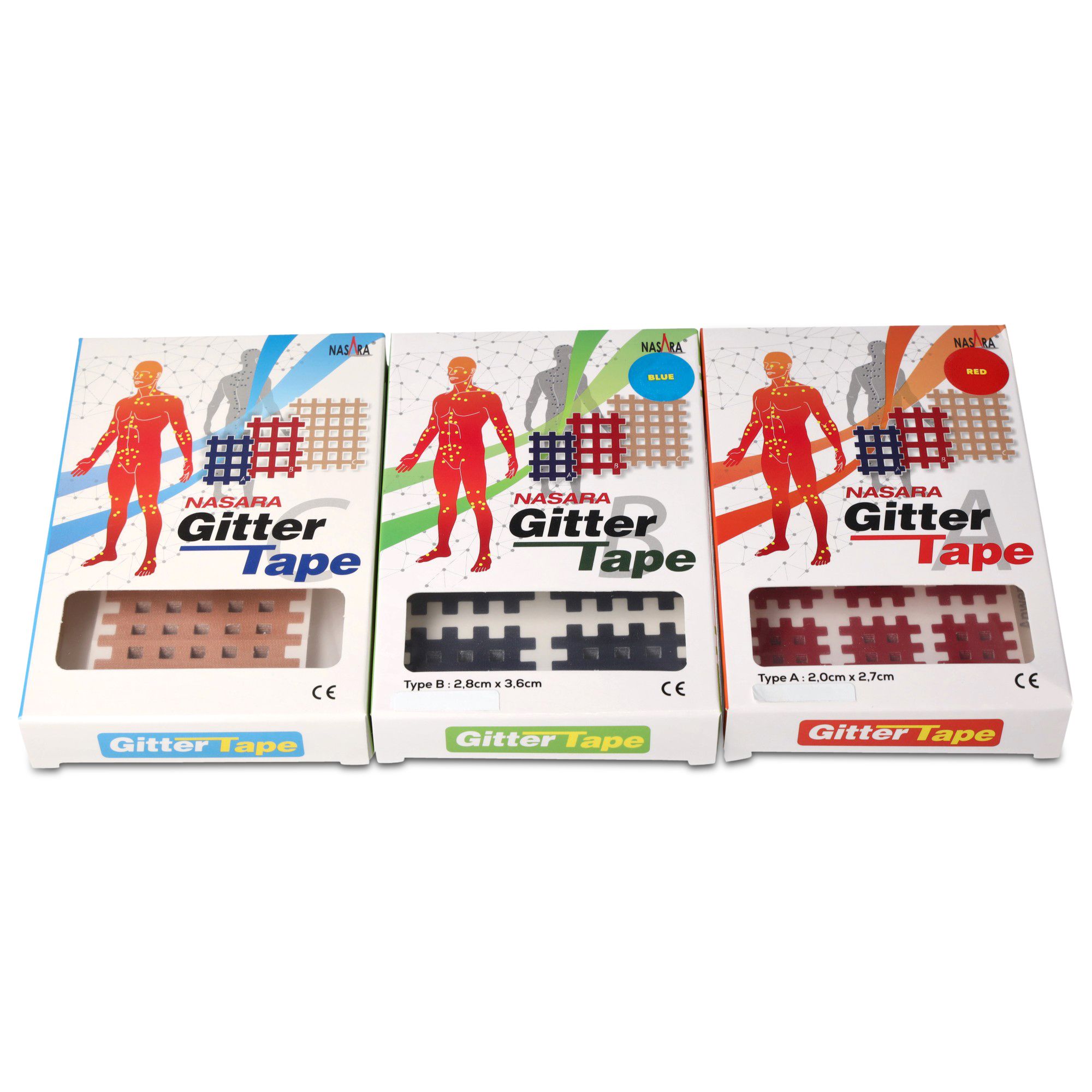 NASARA Gitter Tape / Akupunkturtape