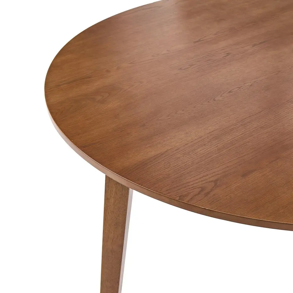 HUNTLEY - Eettafel - Donkerhout - 140 cm - MDF