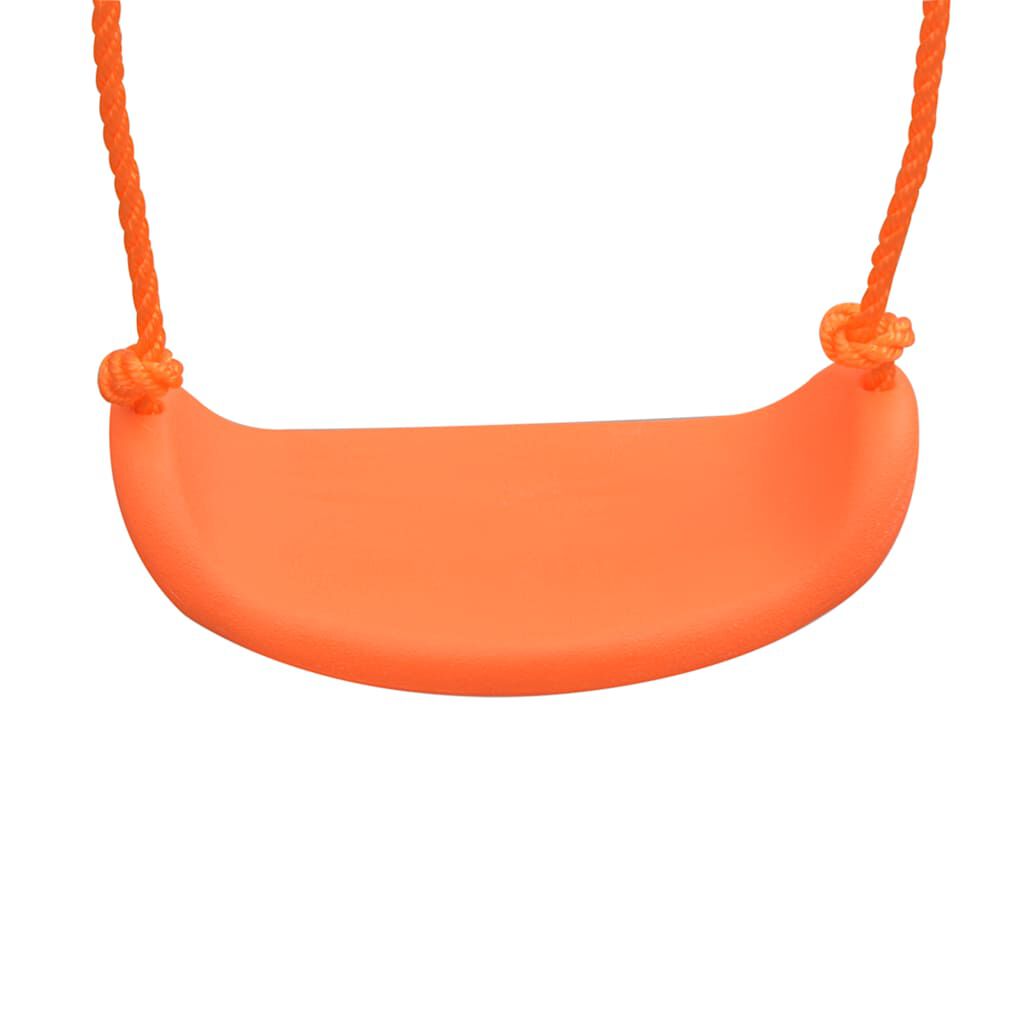 vidaXL Enkele en emmer schommel 2-in-1 set oranje