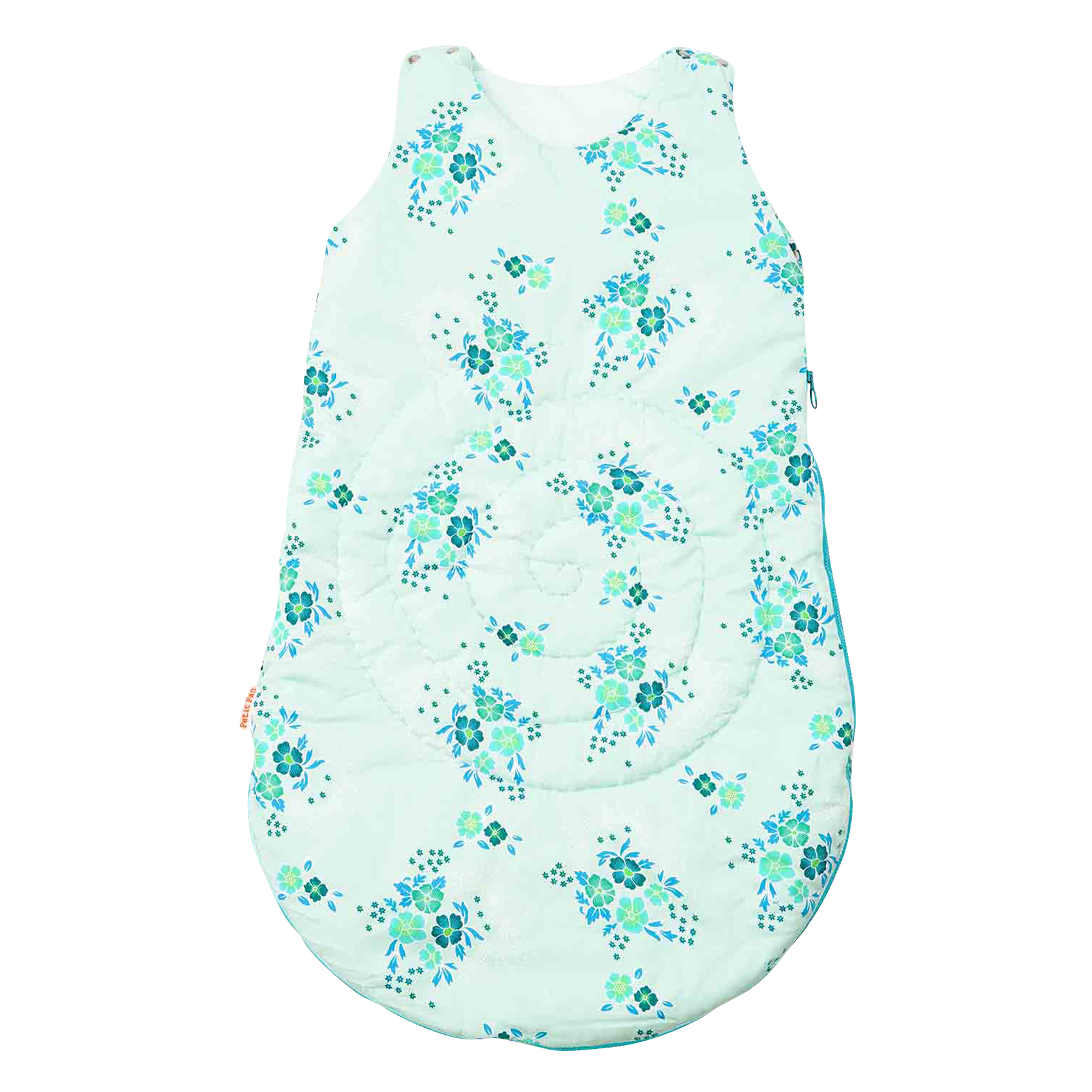 Gigoteuse imprimé fleuri en coton| Bleu