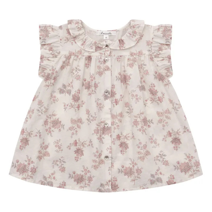Louisiella Blouse Poenia Fleurie | Vieux Rose