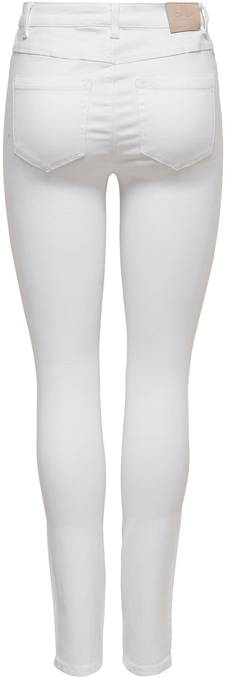ONLY Skinny-fit-Jeans »ONLROYAL – Stretch-Denim mit hohem Bund für optimalen Sitz«, unifarben, casual, skinny fit, Denim, Eingrifftaschen