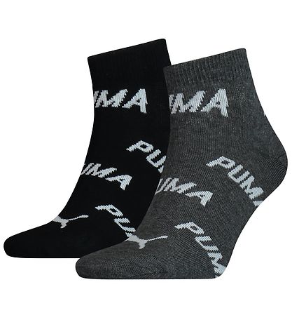 Puma AnkelStrømper - Sneaker - 2-pak - Sort/Gr?