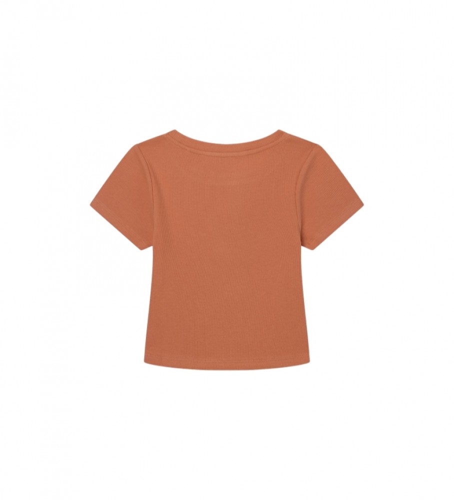 Camiseta laranja Pepe Jeans Gisbella