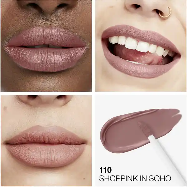 Lasting Perfection Mega Matte Liquid Lip Color, Fb. 110 Shoppink In Soho