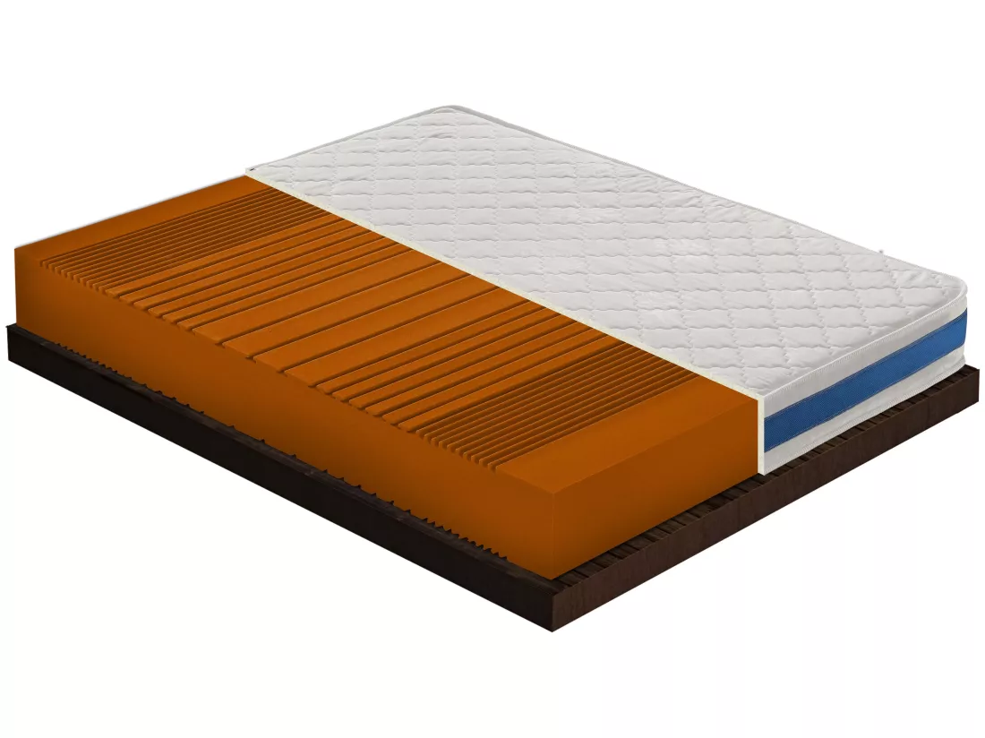 Matelas en mousse - réversible - 11 zones de confort – niveau de rigidité H4 140x190 cm