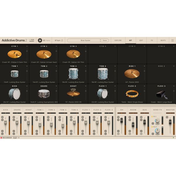 XLN Audio Addictive Drums 2 Classic Rock Collection