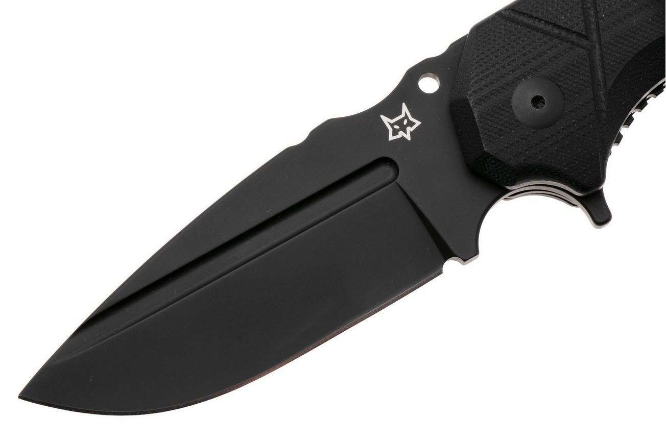 Fox Wander Tactical URO FX-557-B, PVD Niolox, Black G10, zakmes