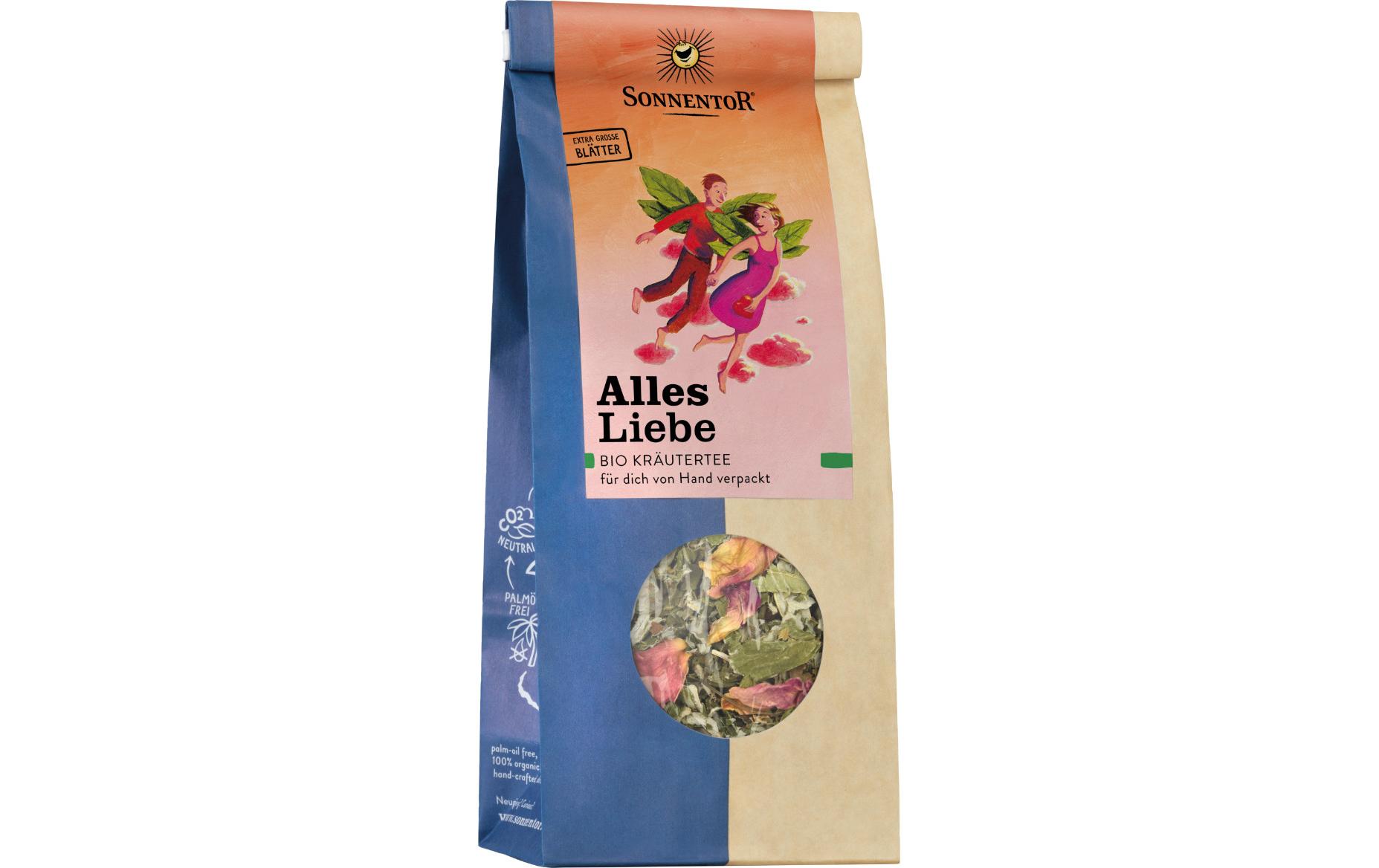 Teeblätter Bio Alles Liebe 50 gBiozertifizierter Tee