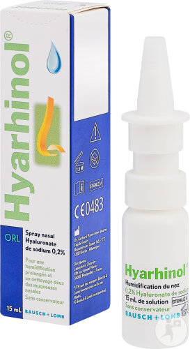Hyarhinol Spray Nasal Hyaluronate De Sodium 0,2% Flacon 15ml