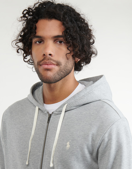 Polo Ralph Lauren - SWEATSHIRT ZIPPE EN MOLETON Gris / China / Spring / Heather