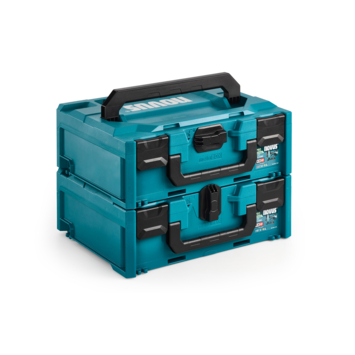 Novus 18V tacker J-551 systembox incl. 2.0Ah accu + oplader en draadnieten