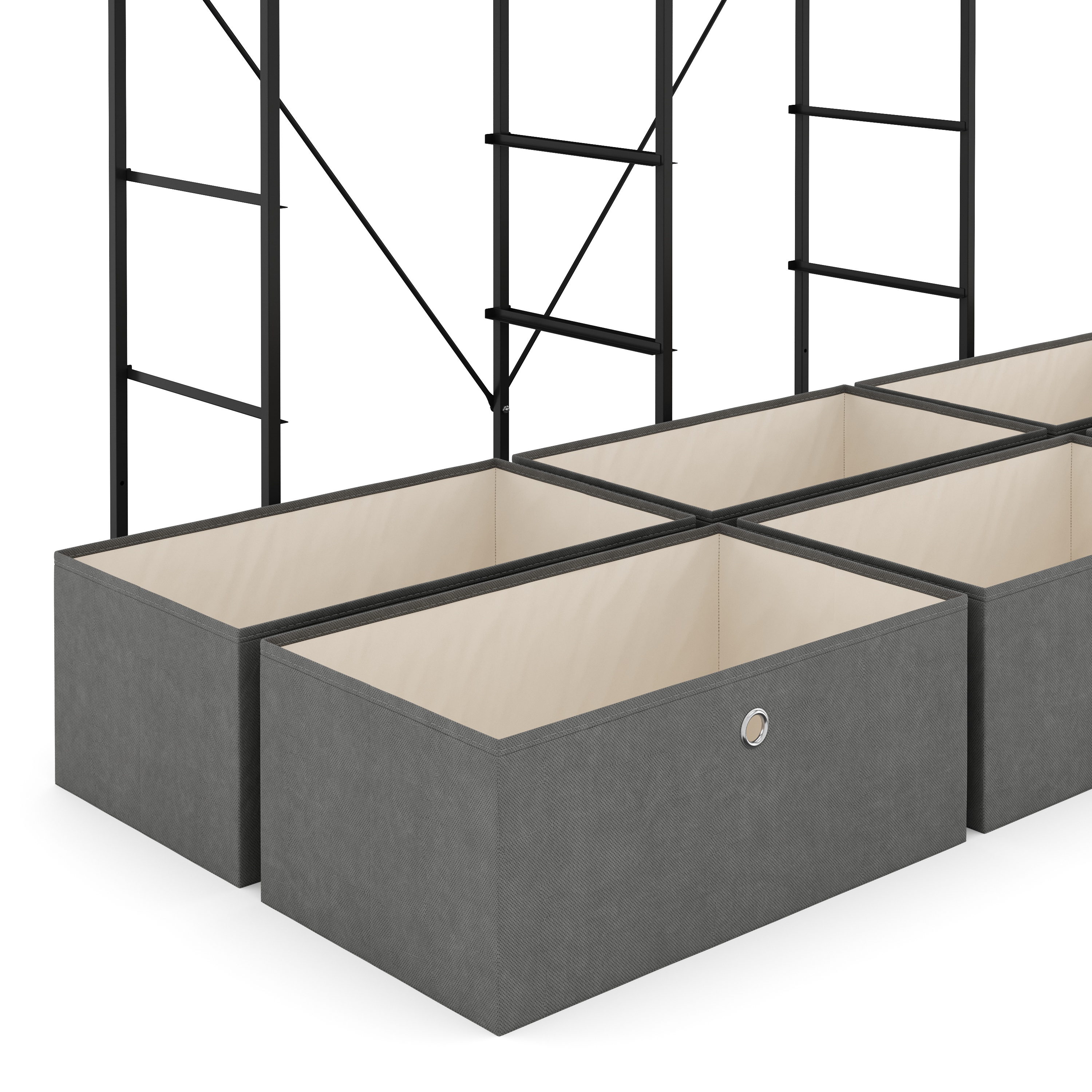 Sideboard MIKA 119 x 100 cm anthrazit
