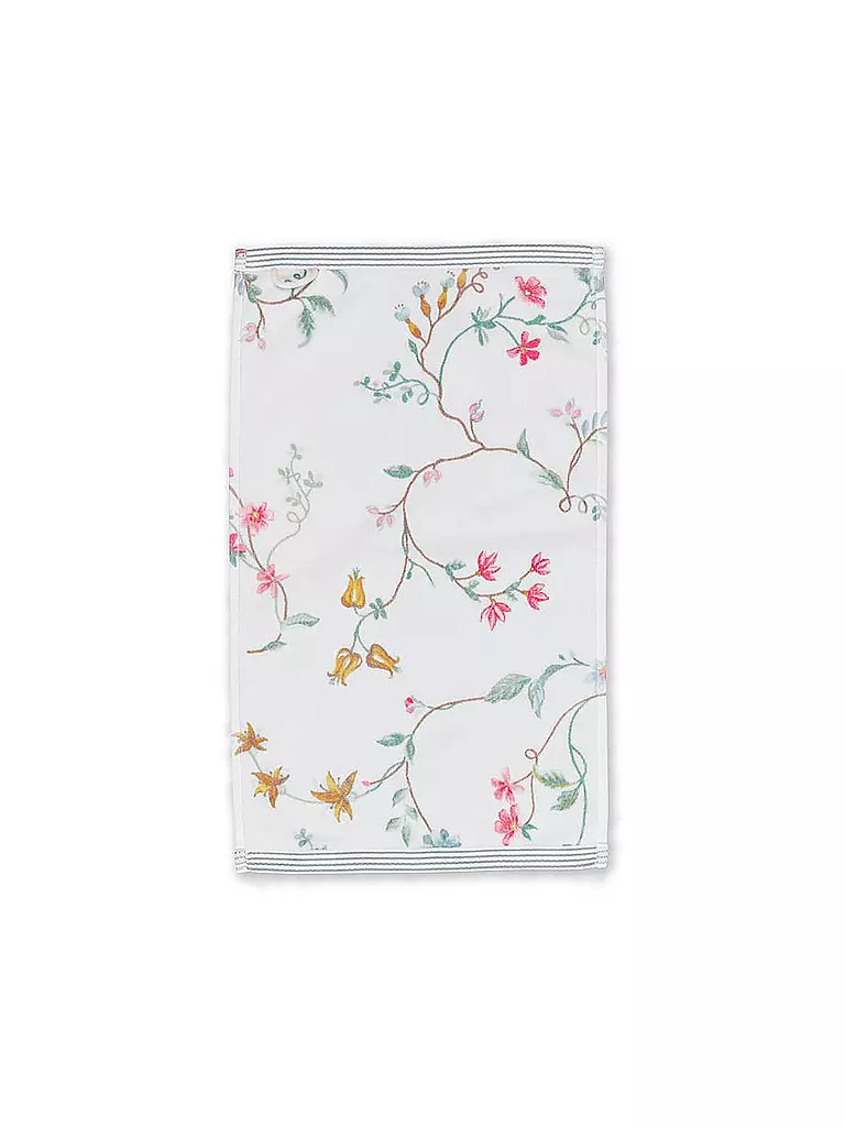 PIP STUDIO Gästetuch LES FLEURS 30x50cm Weiss weiss