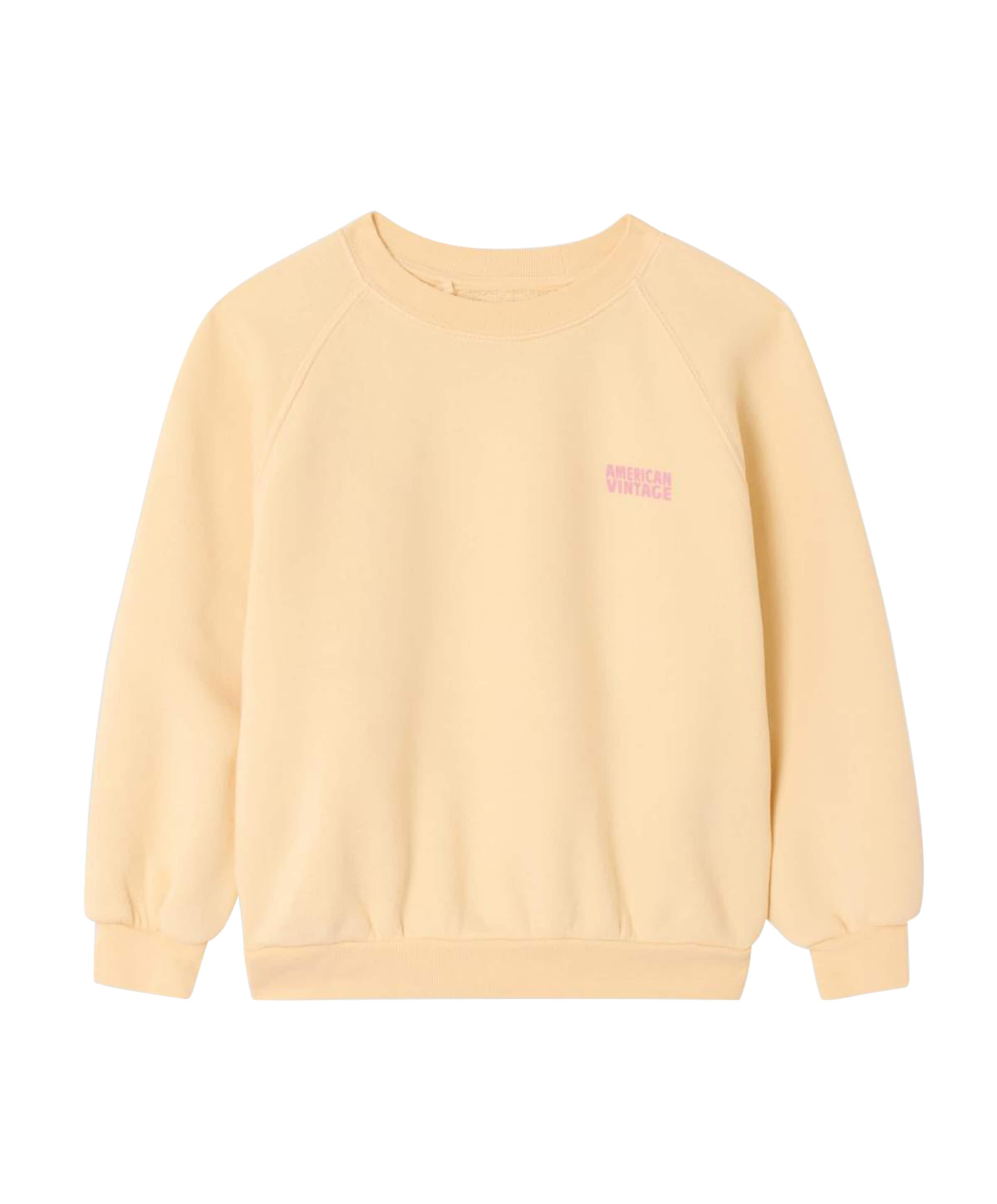 American Vintage Meisjes sweater geel