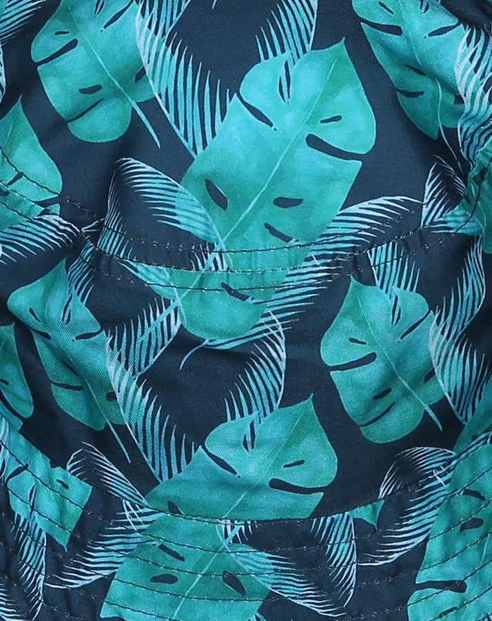 Sommerhut PALMENBLÄTTER in navy