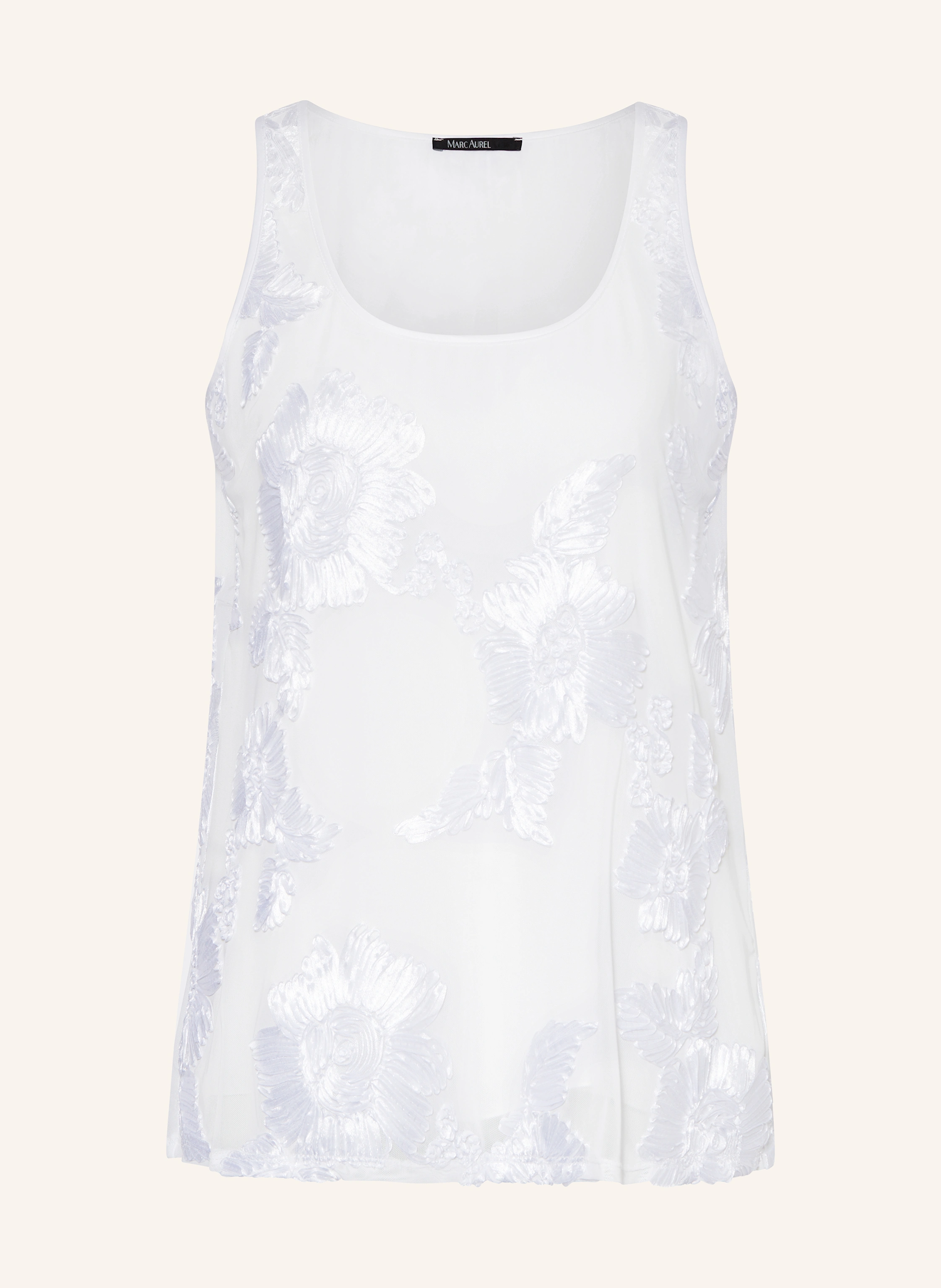 MARC AUREL Blusentop aus Mesh