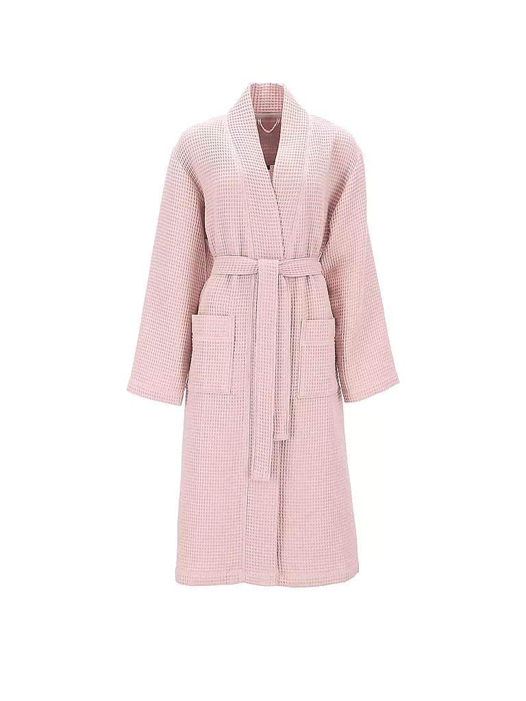 VOSSEN Unisex Bademantel  SIAM Pearl Skin  rosa