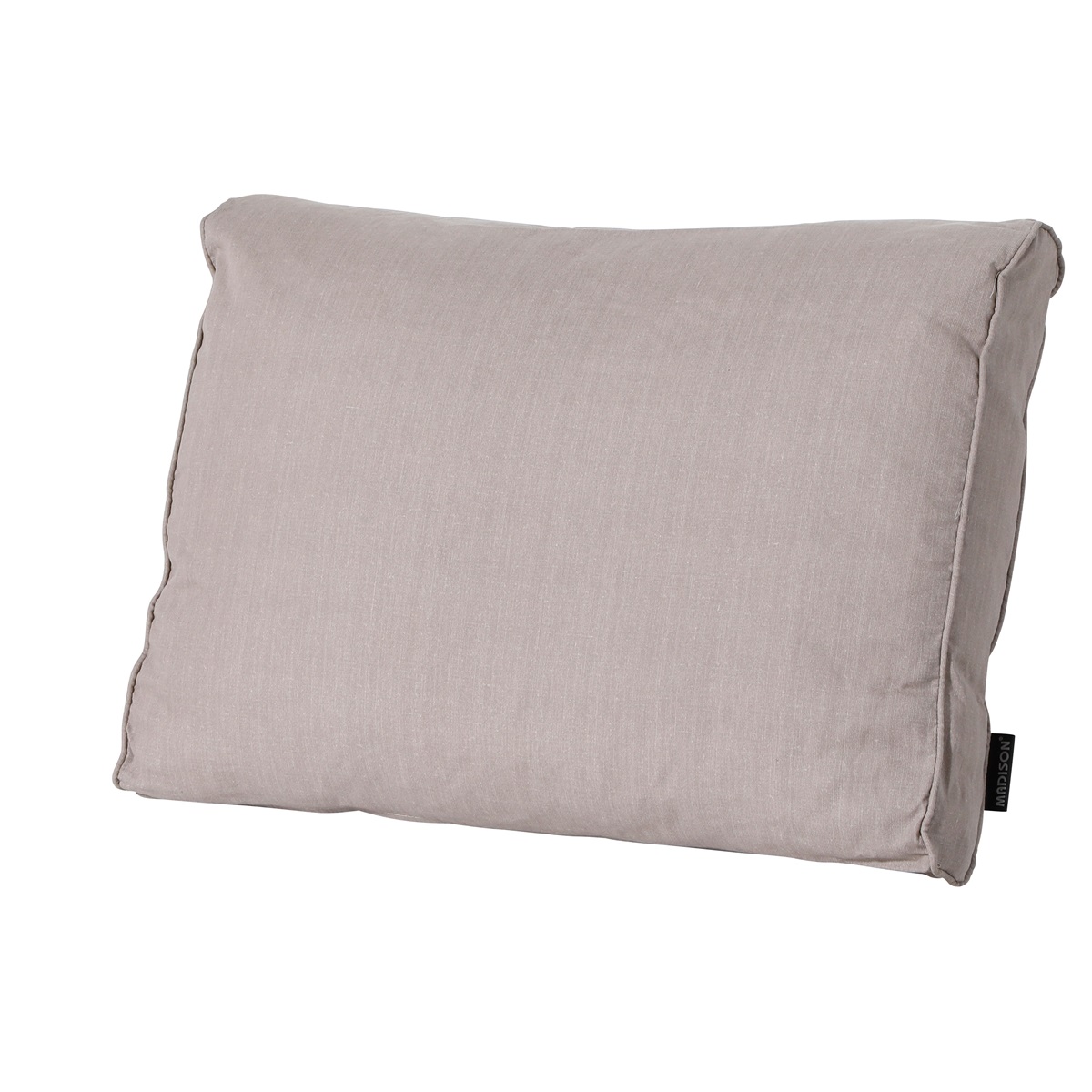 Madison Basic taupe Rugkussen - Set van 2
