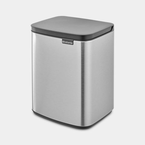 Bo Afvalemmer, 7 liter - Matt Steel Fingerprint Proof