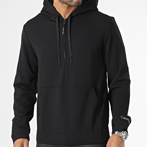 Sweat Zippé Capuche GMS3W301 Noir