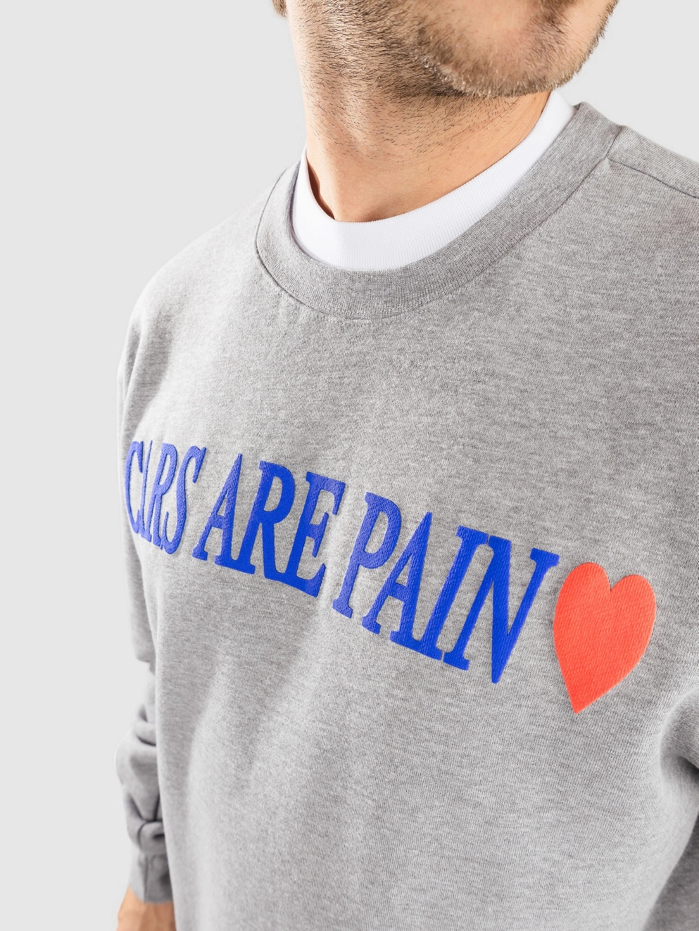 Donut Cars Are Pain Sweater heather grey
