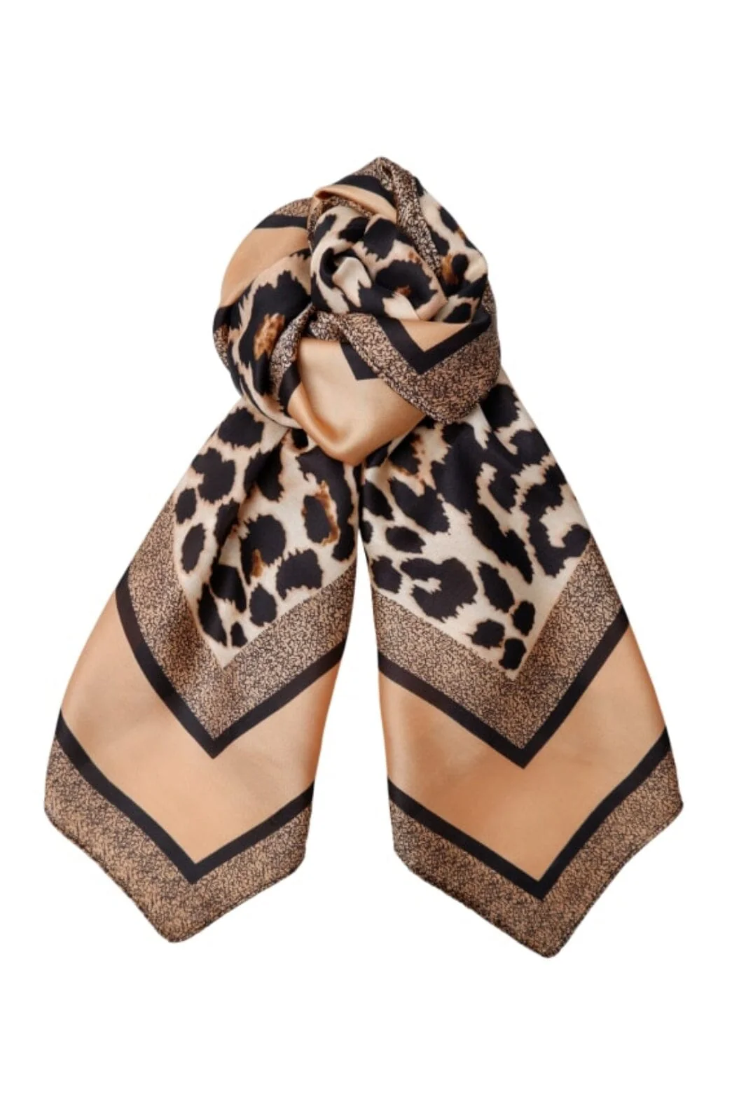 Black Colour Bcleo Mini Scarf golden leo
